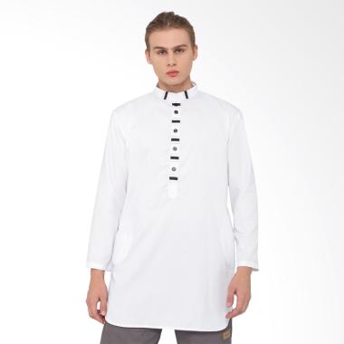 Zayidan Ihsan Baju Muslim Gamis Pria - Putih