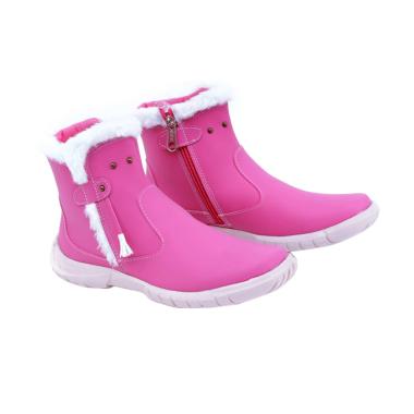 Garsel GW 9542 Sneakers Shoes Sepatu Anak Perempuan - Pink