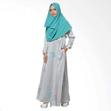SOFEYA Almeera Syar'i Gamis Ibu Menyusui - Grey