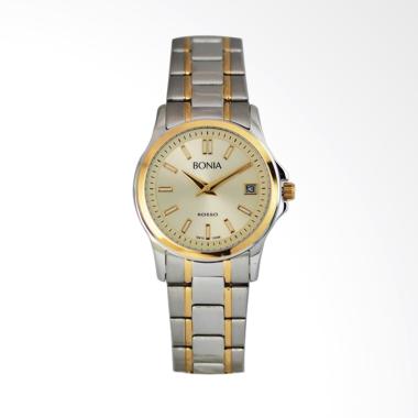 Bonia Rosso B10098-2122 Jam Tangan Wanita - Silver Gold