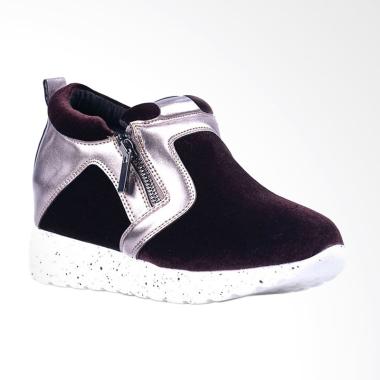 Clarette Clarabelle Sneakers Shoes Wanita - Brown