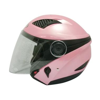 Zeus ZS-610 Helm Half Face - Pink XXL