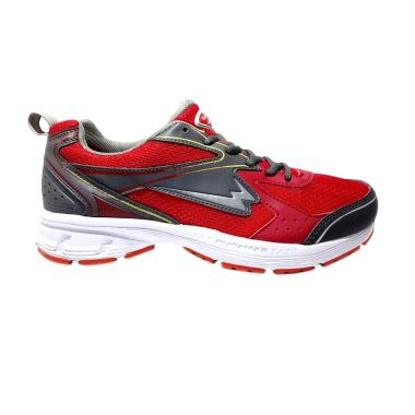 Eagle Heroes Sepatu Lari Pria - Red Dark Grey