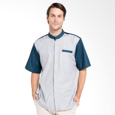Allev Dawwas Shirt Baju Muslim Pria - Silver Britos