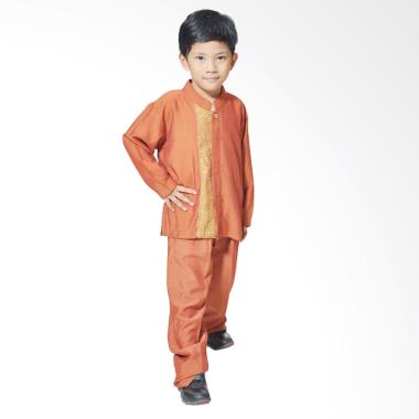 Mirtazani Mansur Faridi Setelan Pakaian Koko Anak - Orange