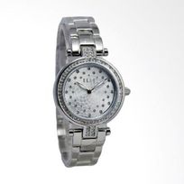 Elle EL20366B01N Stainless Steel Analog Jam Tangan Wanita - Silver