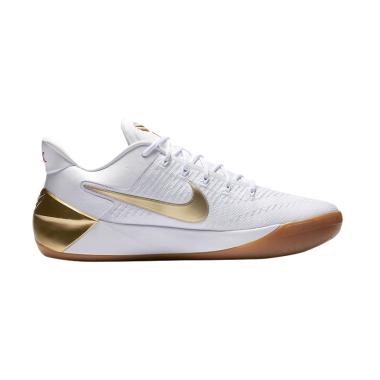 NIKE Kobe A.D. Sepatu Basket Pria - White Gold [852425-107]