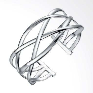 SOXY LKNSPCB113 New Fashion Europea ... e Cross Bracelet - Silver