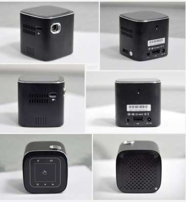 WEJOY MINI PORTABLE DL-S12 LED PROJECTOR Proyektor ANDROID FHD Youtube