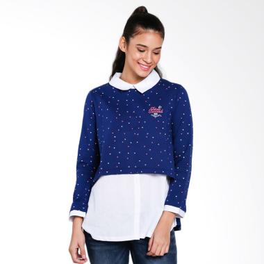 3SECOND Ladies 0810 108101721 Shirt - Blue
