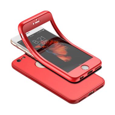 VR Softcase iPhone 7 360 2in1 Full ... 7G Ukuran 4.7 Inch - Red