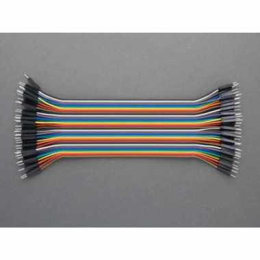 KABEL JUMPER MALE TO MALE 20PCS PANJANG 20CM ( ARDUINO )