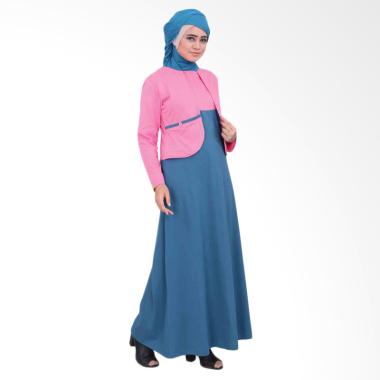 Vemmella Gemma 07 Baju Gamis Muslim Wanita - Pink