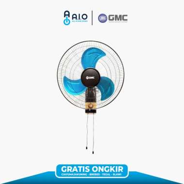 GMC KIPAS ANGIN WALL FAN 518 Hitam