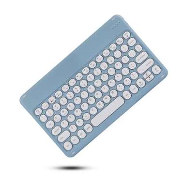 RW-X4 Universal Slim Bluetooth Keyboard - Keyboard Bluetooth Portabel Blue