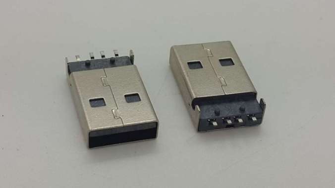 Soket USB MALE for PCB / Socket USB MALE 4 pin