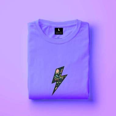 SUPERTEE FASHION PRIA PAKAIAN KAOS POLO PRIA STARSHIP UNGU MUDA XXL