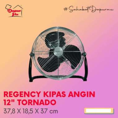 Kipas Angin Regency Tornado Deluxe Fan - Kipas Duduk Berdaya Listrik Efisien