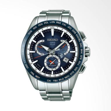 Seiko Astron Dual Time GPS Solar Jam Tangan Pria