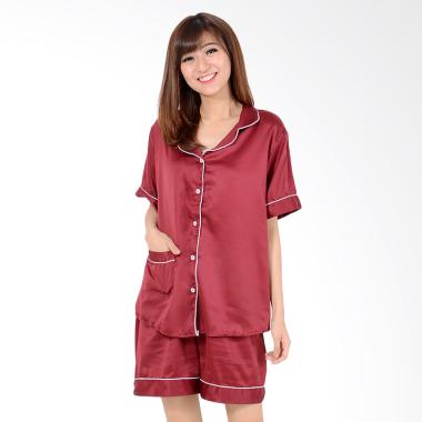 Jfashion Polos Silky Setelan Baju Tidur Wanita ...