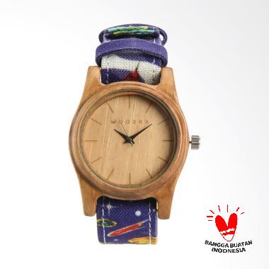 WOODKA MINI Loca Jati LCArcade-1 Jam Tangan Unisex - Blue
