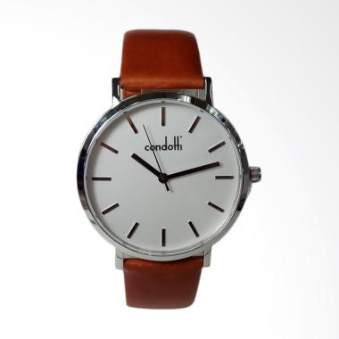 Condotti Educato Jam Tangan Pria - Silver Brown [CN5067-S01-L25] Brown