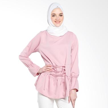 Covering Story Mardy Top E Blouses Muslim Atasan Wanita - Dusty Pink
