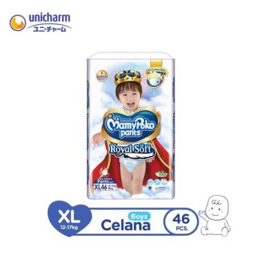 Mamypoko Pants Royal Soft XL46 boys / Mamypoko Royal Soft Pants XL46 Boy /