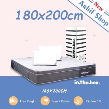 SPRINGBED inthebox PLUS 180x200x28 (King Size) KASUR IN THE BOX + 180 x 200