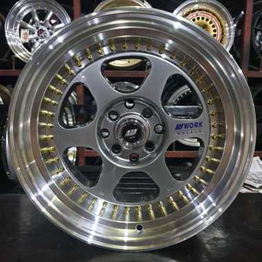 Velg R/Ring 16 R16 Work Meister L1 Avanza Livina Mobilio Murah Kredit grey