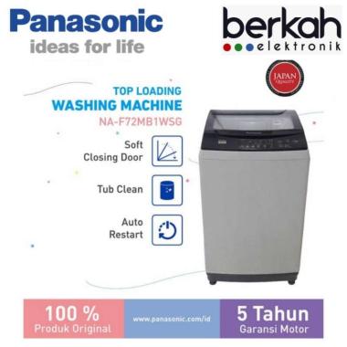 Panasonic Mesin Cuci NA-F72MB1WSG [Top Load 7 Kg]