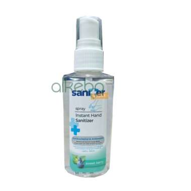 Saniter Handsanitizer cair botol spray 60 ml aroma Sweet Berry