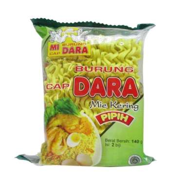 MIE CAP BURUNG DARA KERING PIPIH 140 G