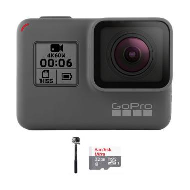 GoPro Hero 6 Combo Attanta Supreme 32 GB Action Camera - Black