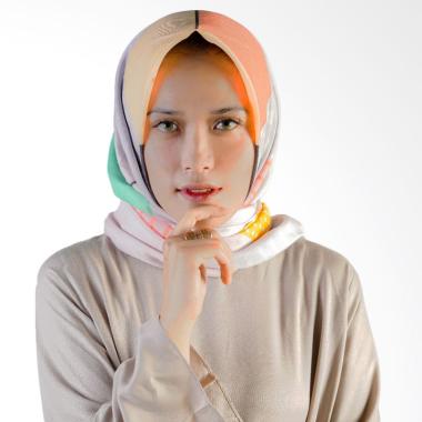 Miranti Motif Warna Warni Scarf Jilbab Segiempat - Multicolor