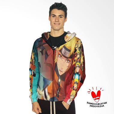 Fika Tema Naruto 3D Full Print Subl ... r Art 7 Jaket Hoodie Pria