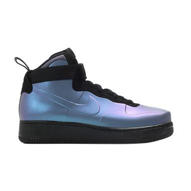 NIKE Air Force 1 Foamposite Sepatu Basket Pria - Grey