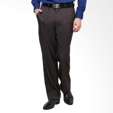Traffic Formal Regular Celana Panjang Pria - Kopi