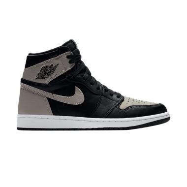NIKE Men Air Jordan 1 Shadow Sepatu Sneakers Pria - Black [555088-013]