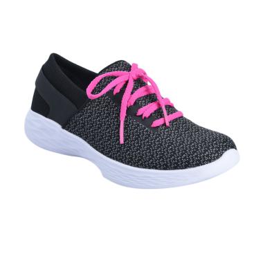 Skechers Kids SKE81159LBKH Sepatu Anak Perempuan - Black Pink