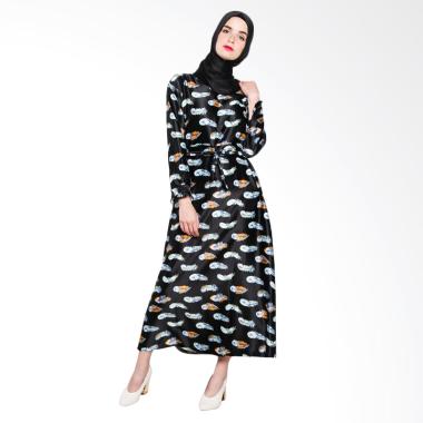 Ayda Jumbo Gamis - Black Leaf