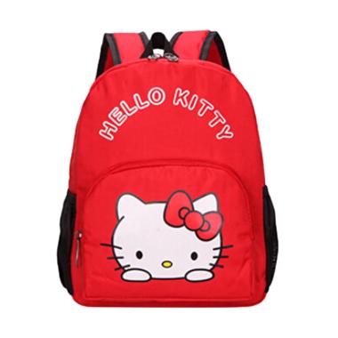 TWD Model Kartun Hello Kity Tas Ransel Anak - Red