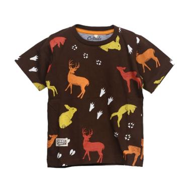 Orkids Animel Kaos Anak - Brown