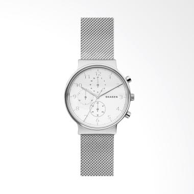 Skagen Ancher Chronograph Watch Jam Tangan Pria - Silver [SKW6361]