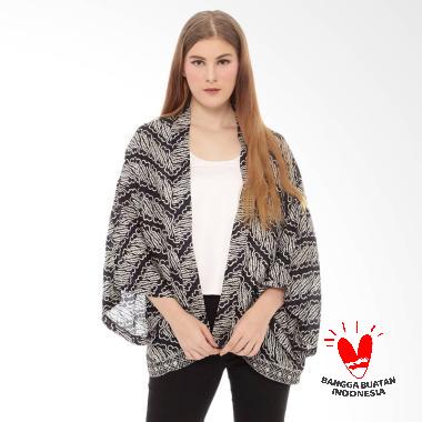 Benangsari Tantra Outer Luaran Batik Wanita - Hitam