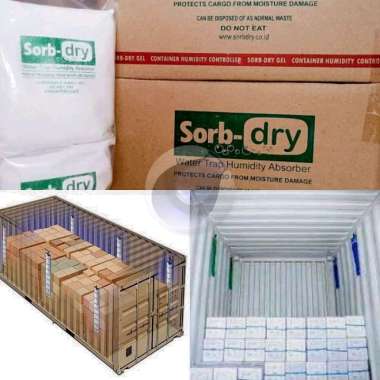DESSICANT SORB DRY 1000 PENYERAP LEMBAB RUANGAN KONTENER. PENGERING SILICA GEL