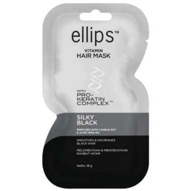 Ellips Ellips Hair Mask (Pro Keratin) Sachet Silky Black