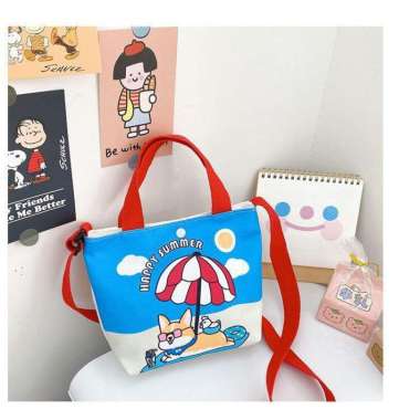 ASCA - ASLO TAS MOTIF KARAKTER CARTOON ANAK PEREMPUAN LUCU IMPORT HAPPY SUMMER