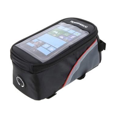 Roswheel Waterproof Tas Sepeda for Smartphone 4.8 Inch - Black
