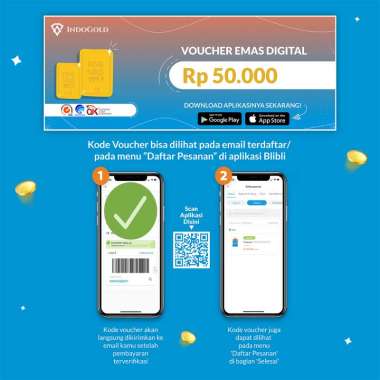IndoGold Emas Digital Voucher [Rp50,000] -
